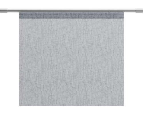 Schuifgordijn met paneelwagen en verzwaringsstaaf