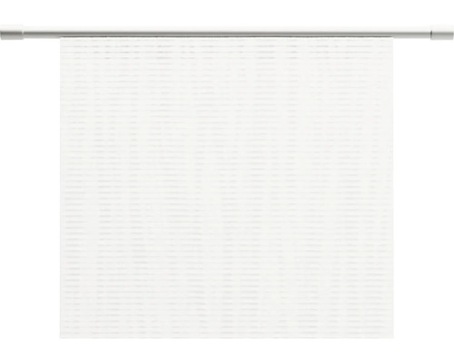 Wit rolgordijn met metalen rail