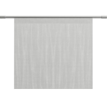 Plisségordijn met horizontale strepen en geleiderail