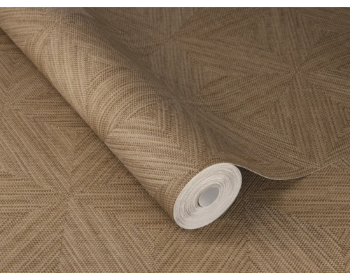 Rol structuurbehang met geometrisch patroon