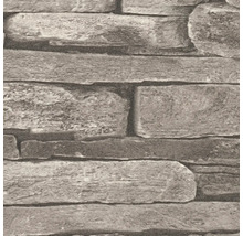 Behang met steenmotief