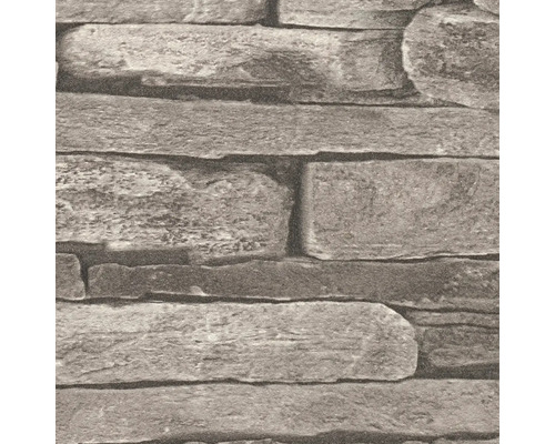 Behang met steenmotief