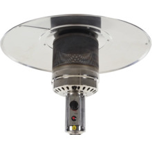 Terrasverwarmer van metaal met regelaar