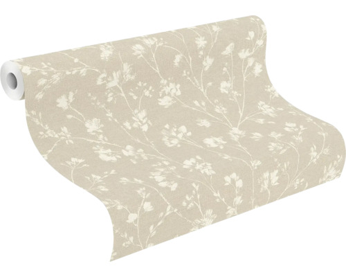 Behangrol met bloemmotief