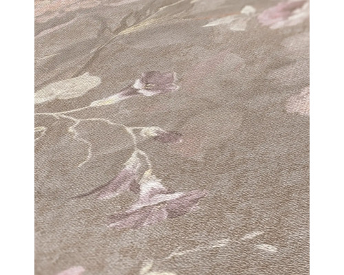 Close-up van een behang met bloemmotief