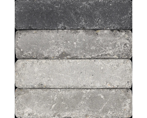 Vier gestapelde betonklinkers