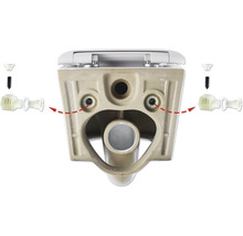 Bevestigingsmateriaal voor een toilet