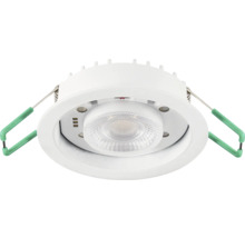 Plafondinbouwspot met lamp en bevestigingsveren