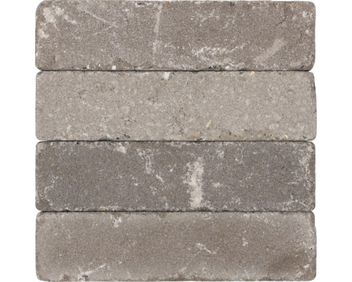 Vier grijze straatstenen van steen