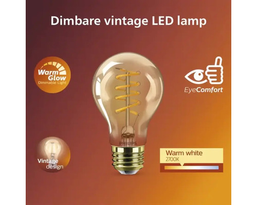 Dimbaar vintage LED lamp