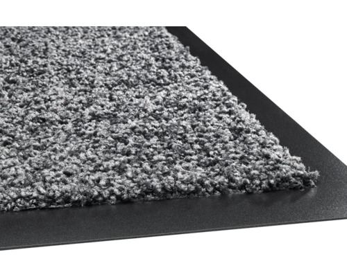 Deurmat met textieloppervlak en rand