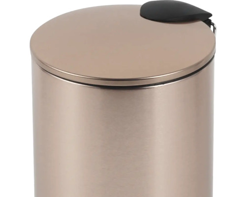 Afvalemmer met deksel en rond ontwerp