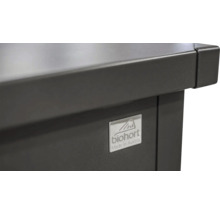 BIOHORT Opbergbox 130 staal antraciet 460 L, 134x62x71 cm