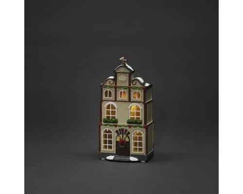 Decoratieve gebouwlamp met kerstmotieven voor binnenshuis