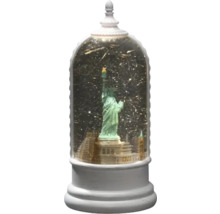 Sneeuwbol met Vrijheidsbeeld en skyline van New York