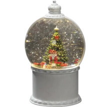 Sneeuwbol met kerstboom en cadeaus