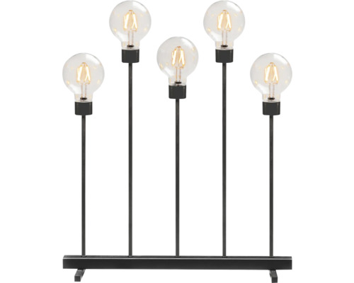 Decoratieve tafellamp met vijf lampen