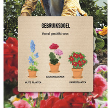 Symbolische weergave voor gebruik met vaste planten, balkonplanten en kamerplanten.
