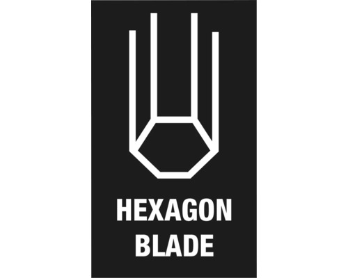 Zeshoekige messen symbool