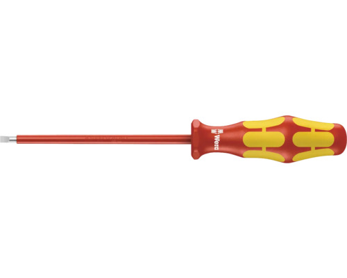 Schroevendraaier met sleufkop en Wera logo