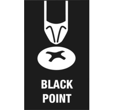 Symbool voor Black Point schroevendraaier