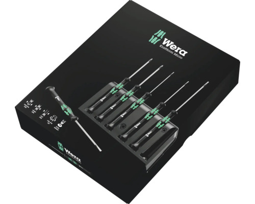 Wera Kraftform Micro schroevendraaierset in verpakking