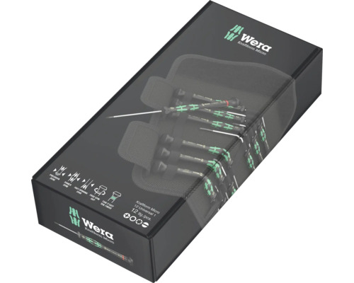 Wera Kraftform Micro schroevendraaierset, 12-delig in doos