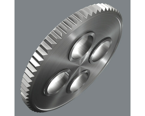 Metalen tandwiel met uitsparingen