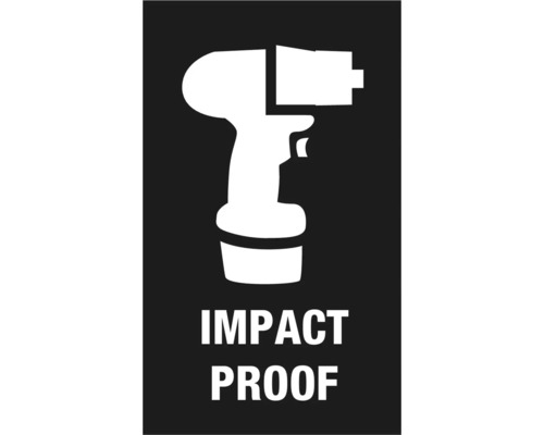 Symbool voor slagvastheid