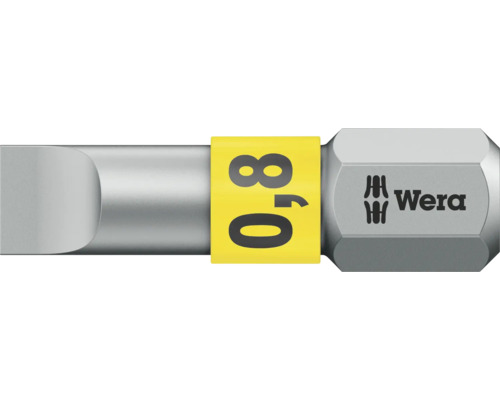 Wera Logo sleufbit 0,8 x 8 millimeter
