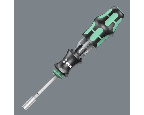 Wera schroevendraaier met bits en dopsleutel