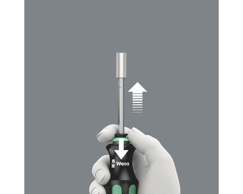Wera logo met dopsleutel en pijlen