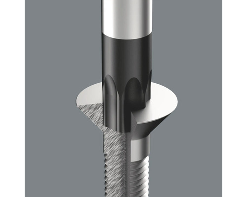 Torx schroef met schroefdraad in detail