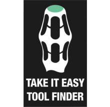 Take it Easy gereedschapzoeker symbool
