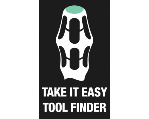 Take it easy gereedschapsvinder symbool