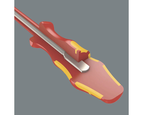 Platte schroevendraaier met meercomponentenhandgreep