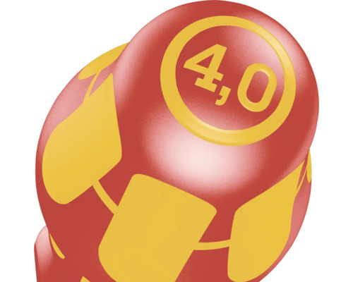 Plugmal met de tekst 4,0