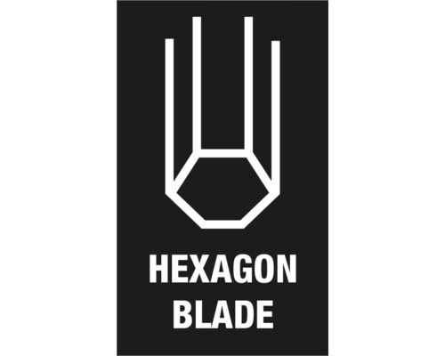 Symbool voor zeskantmes