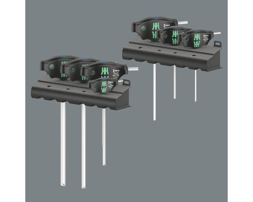 Verschillende inbussleutels met houder