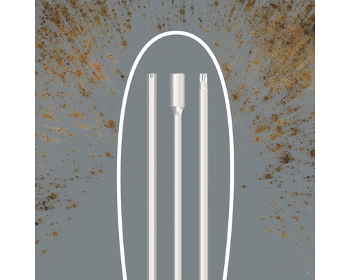 Drie schroevendraaierbits van metaal