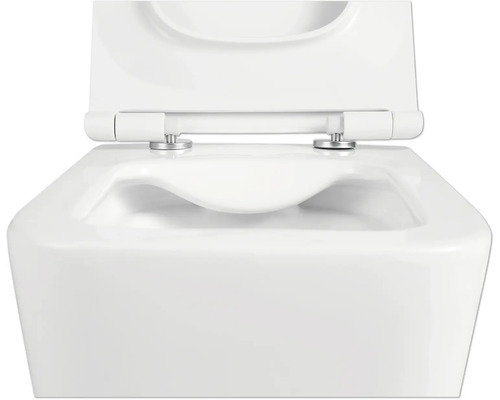 Close-up van een toilet met open deksel