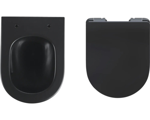 Wandcloset met toiletzitting