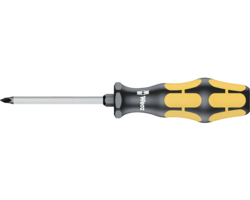 Wera schroevendraaier met geelzwart handvat