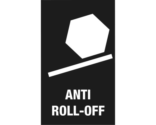 Symbool voor anti-wegrolinrichting