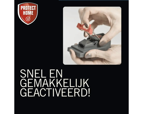 Iemand zet een slaklem.