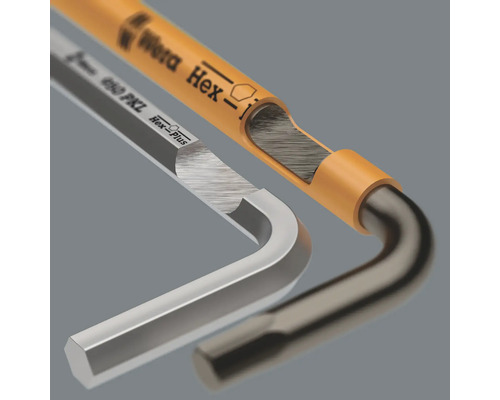 Detailopname van twee Wera inbussleutels