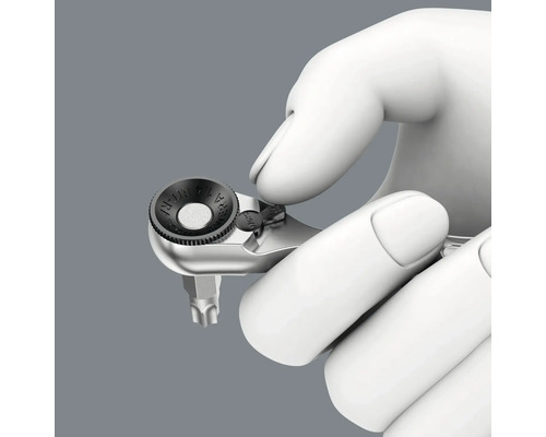 Een hand houdt een Wera bitratel vast