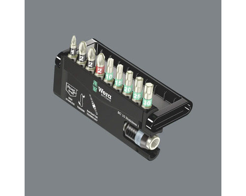 Wera Bit-Check met diverse schroefbits en houder