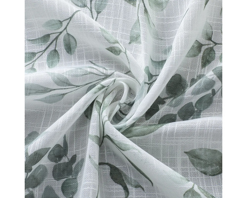 Stofstructuur met plantenmotief