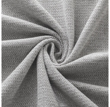 Close-up van grijze meubelstof met textuur